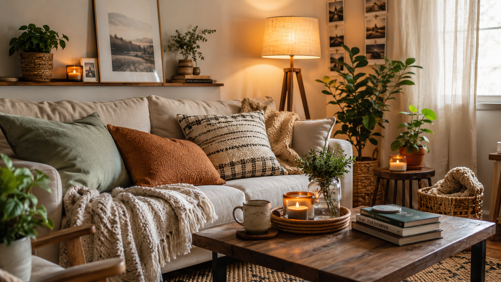 Beautiful cozy home decor and kitchen essentials